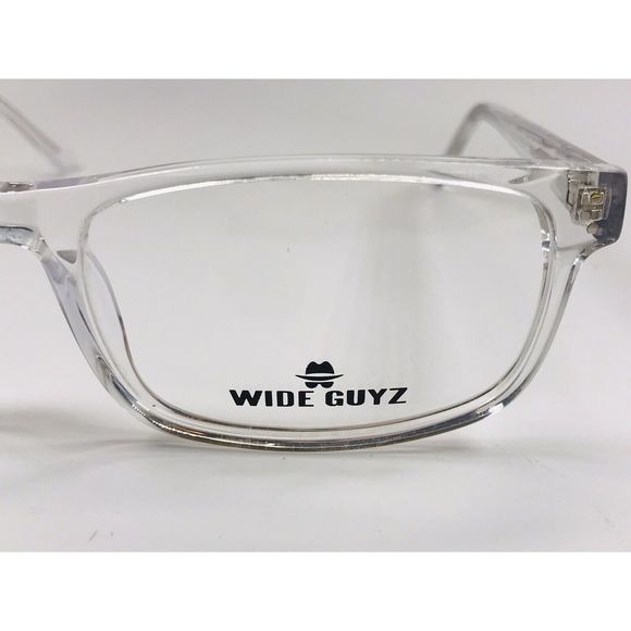 New Wide Guyz Crystal Clear UNTOUCHABLE Eyeglass 63mm for The Stylish Large Man - Picture 8 of 11